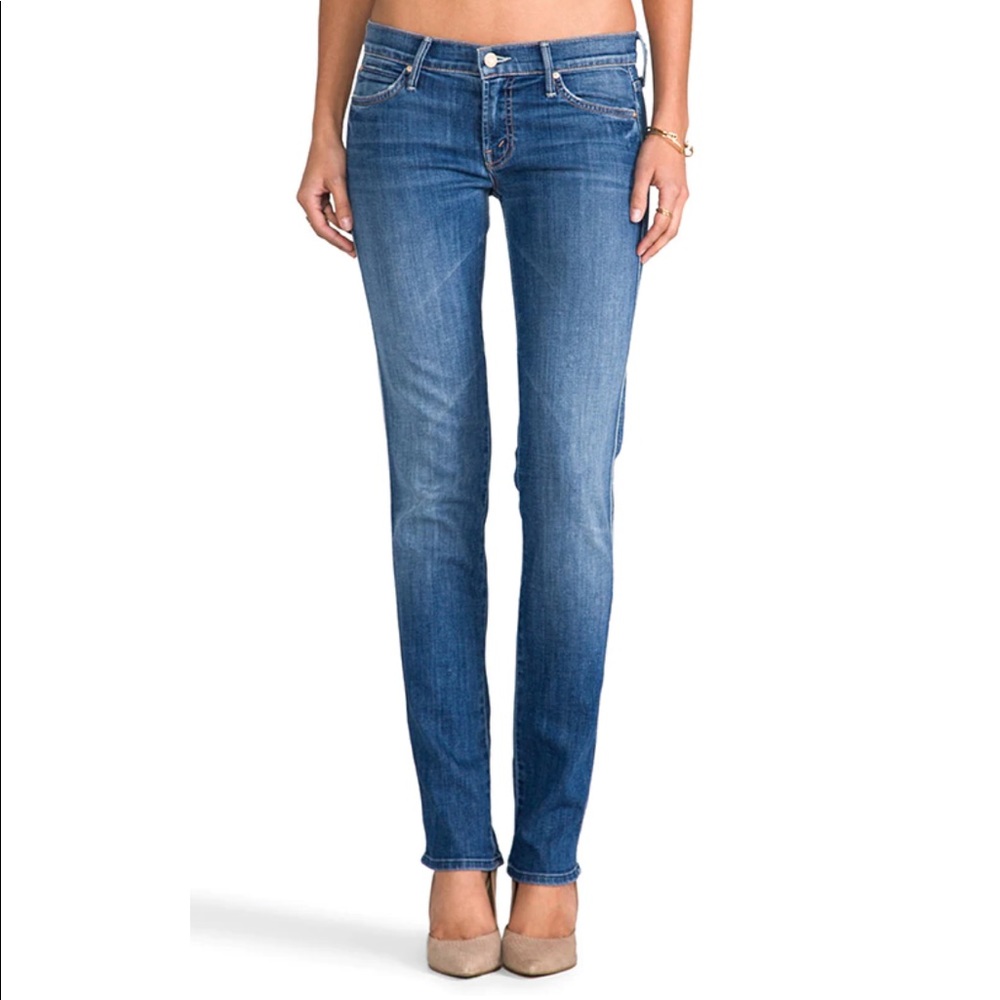 MOTHER The Rascal in Medium Kitty Jeans Size 27